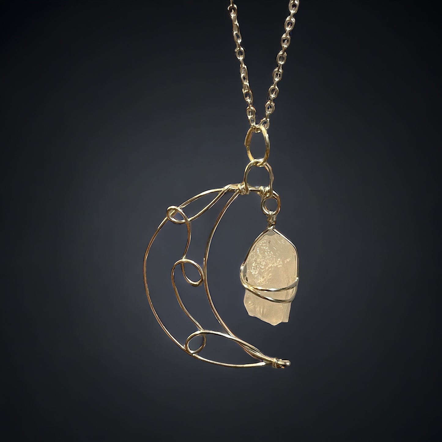 The Moonbeam Crystal Necklace