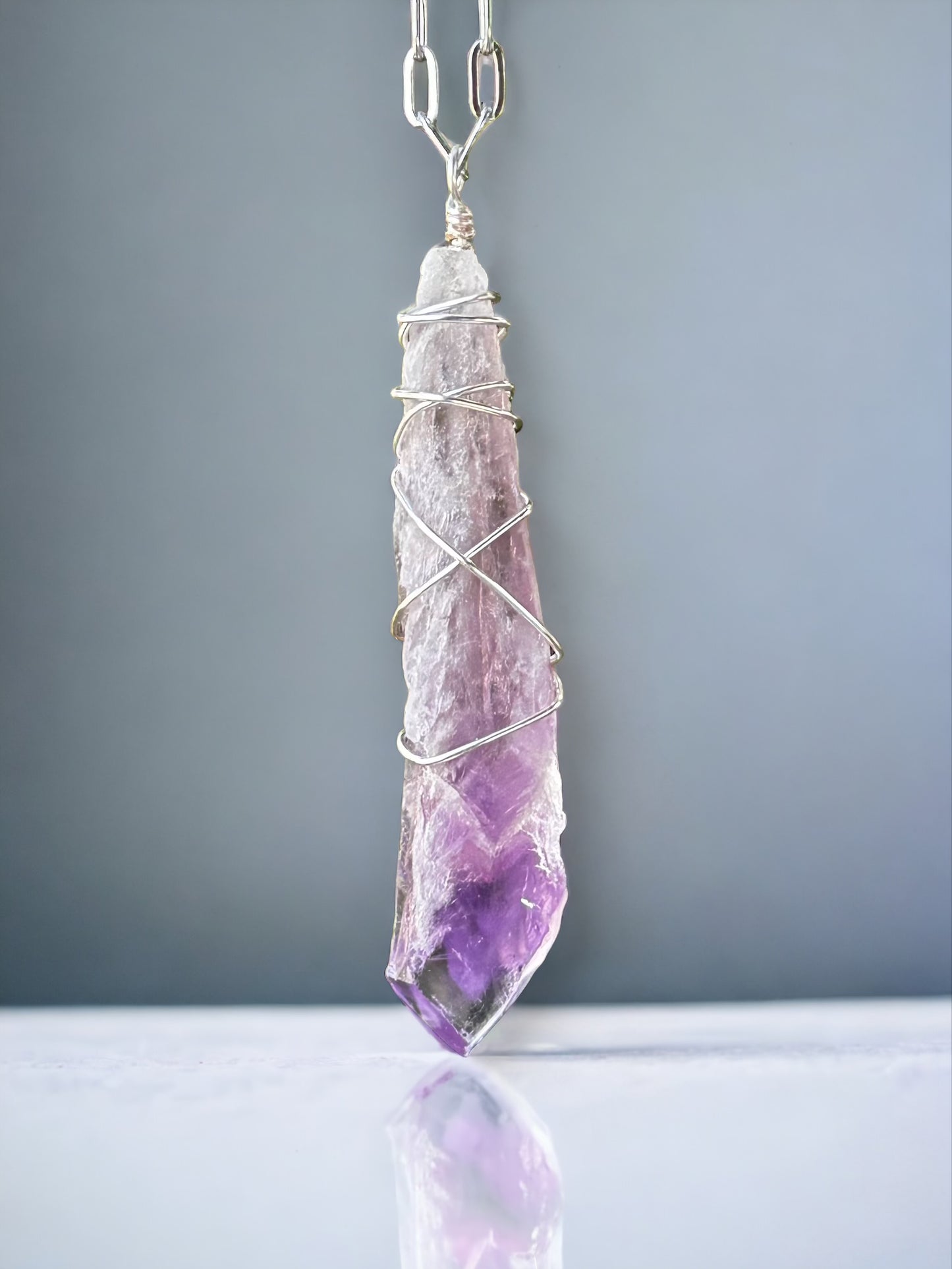 Raw Amethyst Crystal Point