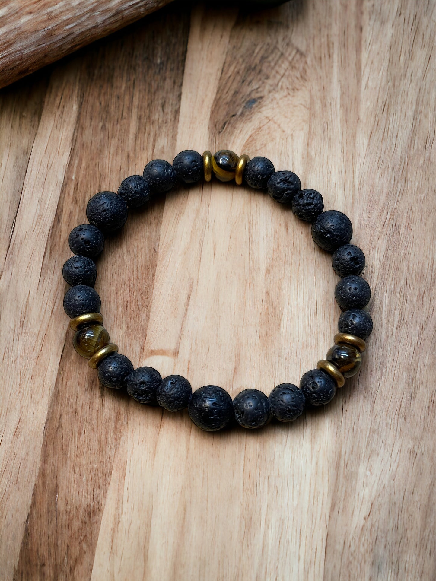 Tigers Eye & Lava Stone